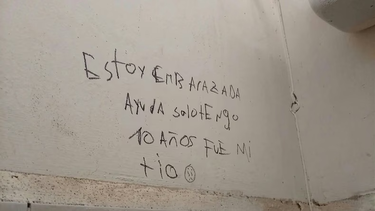 hallan dramatico mensaje de abuso en una escuela de san juan