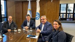Reunión. Jalil se reunió con autoridades del CFI.
