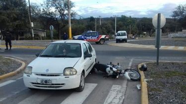 Varios motociclistas heridos en accidentes en la Capital
