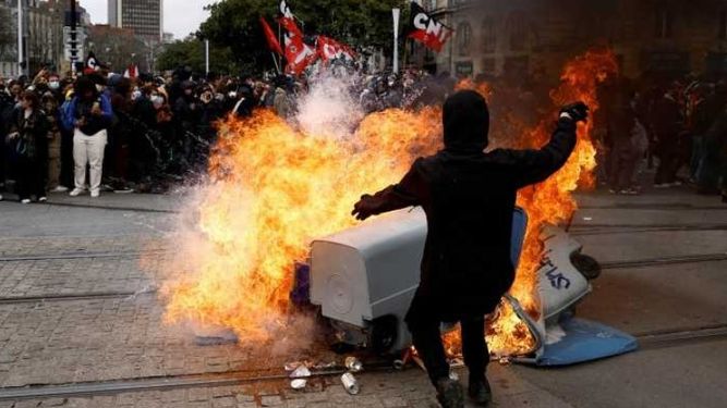 Reforma previsional. Crece el descontento en Francia en el noveno día de protestas&nbsp;