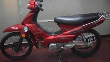 Secuestran una motocicleta