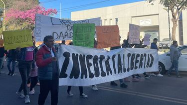 Marchan para pedir la libertad de Peque Condorí