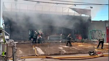 incendio en un supermercado chino: murio una mujer