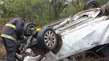 Grave accidente sobre ruta nacional 38
