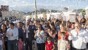 Corpacci inauguró obras y entregó viviendas en Belén