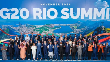 Javier Milei fue el único ausente en la foto final de la Cumbre del G20