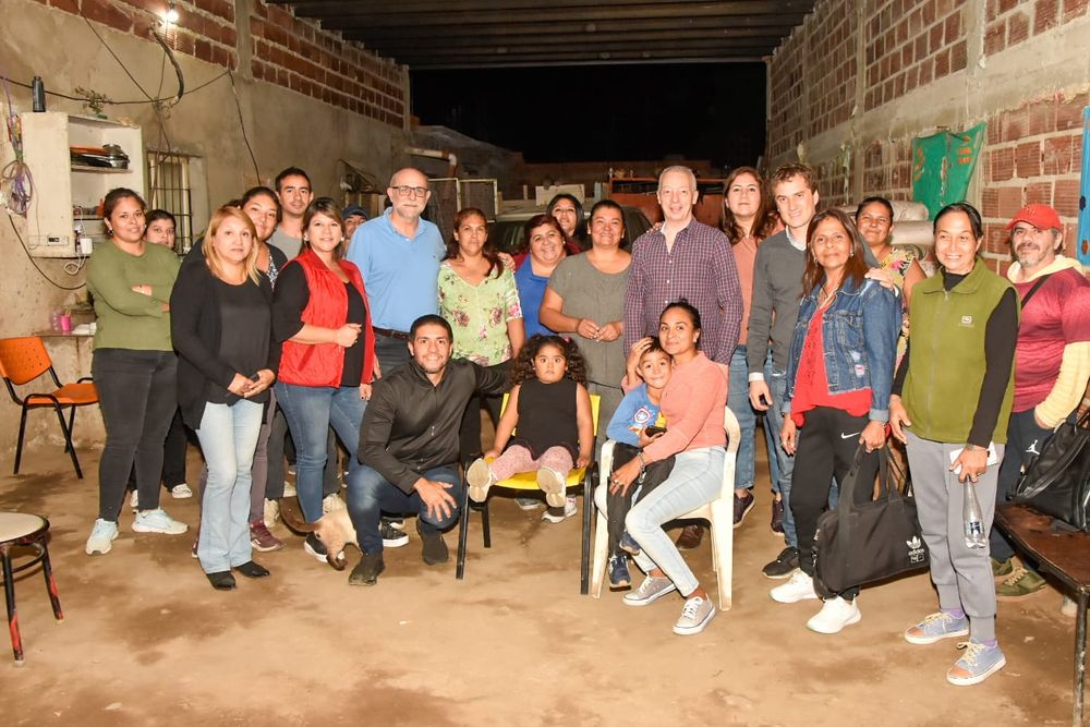Fama, Manzi y Monti recorrieron comedores del circuito 7