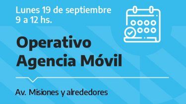 operativo de la agencia movil del ministerio de trabajo de la nacion