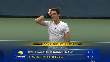 manuel la serna debuto con victoria en el us open junior