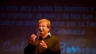 Carlos Barrionuevo presentó Sin Olvido...