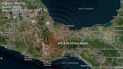 Sismo de magnitud 5,9 sacudió el sur de México