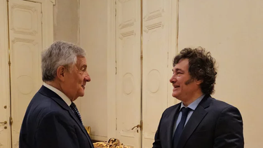 milei recibio al canciller de italia y afina la sintonia con el gobierno de giorgia meloni