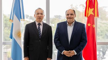 Gustavo Saadi recibió al embajador de China en Argentina