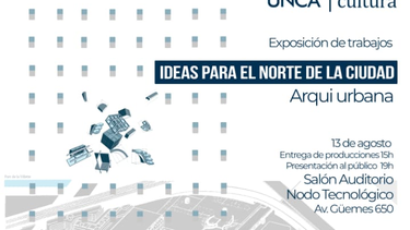 presentacion de trabajos de alumnos de arquitectura y charla sobre ideas para el norte de la ciudad
