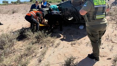 Sufrieron graves lesiones al volcar su auto en la ruta nacional 60