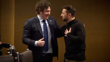 javier milei hablo con volodimir zelenski y evalua viajar a ucrania
