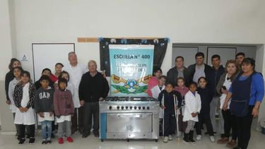 cocina industrial para la escuela n°400 de la paz