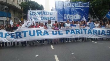 Paritarias. En las reuniones de la semana pasada no hubo acuerdo, ya que el ofrecimiento era menor.