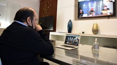 Saadi evaluó la pandemia con otros intendentes