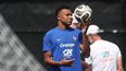 tchoumaneni y mbappe entrenaron con normalidad