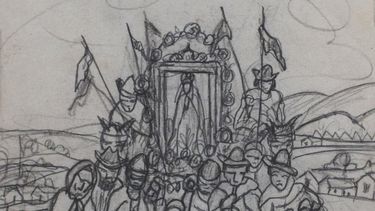 los dibujos de gramajo gutierrez en el museo laureano brizuela