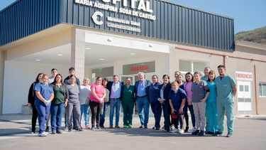 el vicegobernador visito el nuevo hospital de el rodeo