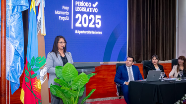 La intendenta Alejandra Benavidez inauguró el período de sesiones ordinarias en Fray