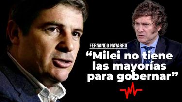 Fernando Navarro: Milei no tiene las mayorías para gobernar