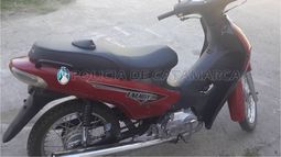 Evadió un control, perdió el control de la moto y fue arrestado
