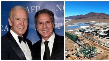 Biden y Blinken (Estados Unidos) buscarían invertir en el litio catamarqueño.