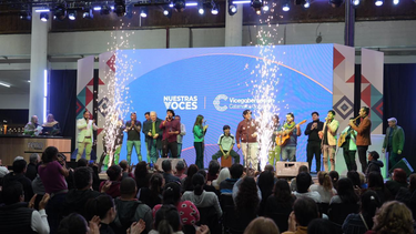 Pabellón de Turismo: Vicegobernación llevó adelante Nuestras Voces en el Poncho