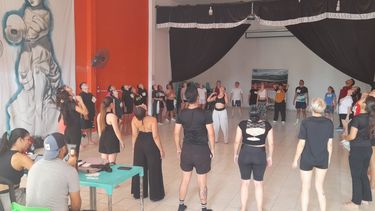 Se realizó la selección de bailarines para la apertura del festival El Fuerte