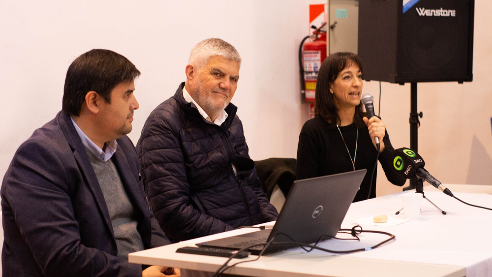 Yurquina, Brunello y Galíndez, funcionarios de Turismo de la Capital y la Provinicia.&nbsp;