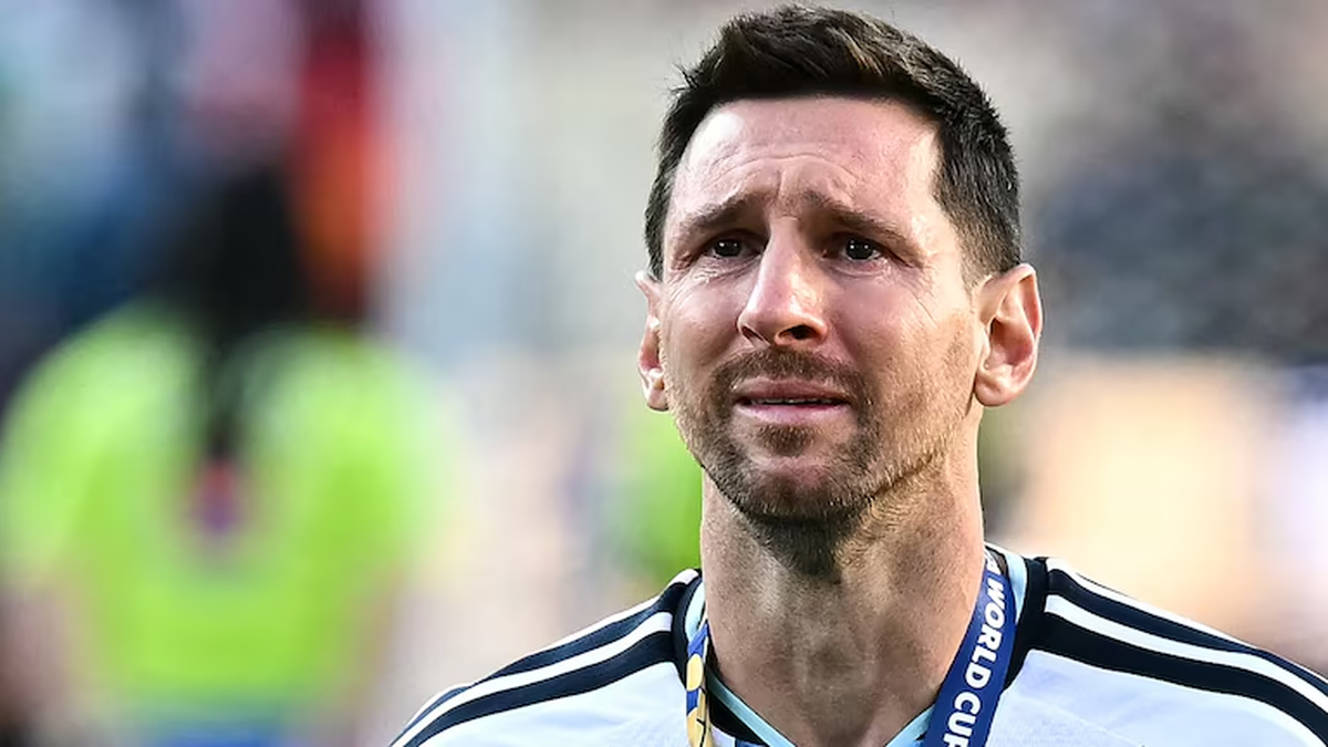 La reacción de Lionel Messi tras la derrota de la Selección contra España