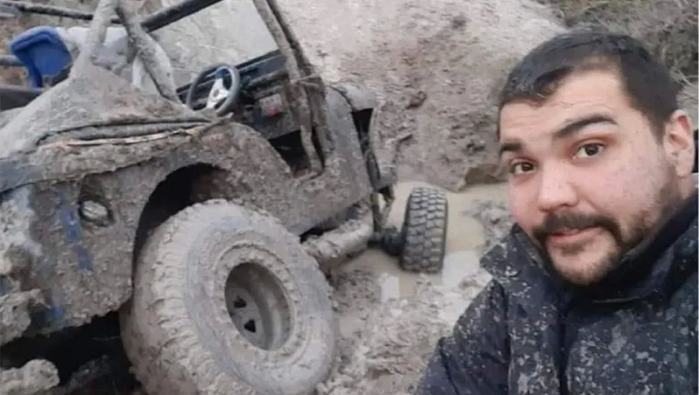 El joven desaparecido en Chubut.&nbsp;