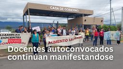 Docentes autoconvocados piden que se trate la paritaria 2024