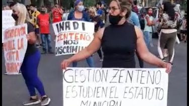 Reclamos contra la gestión de Zenteno
