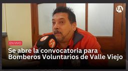 Se abre la convocatoria para Bomberos Voluntarios de Valle Viejo