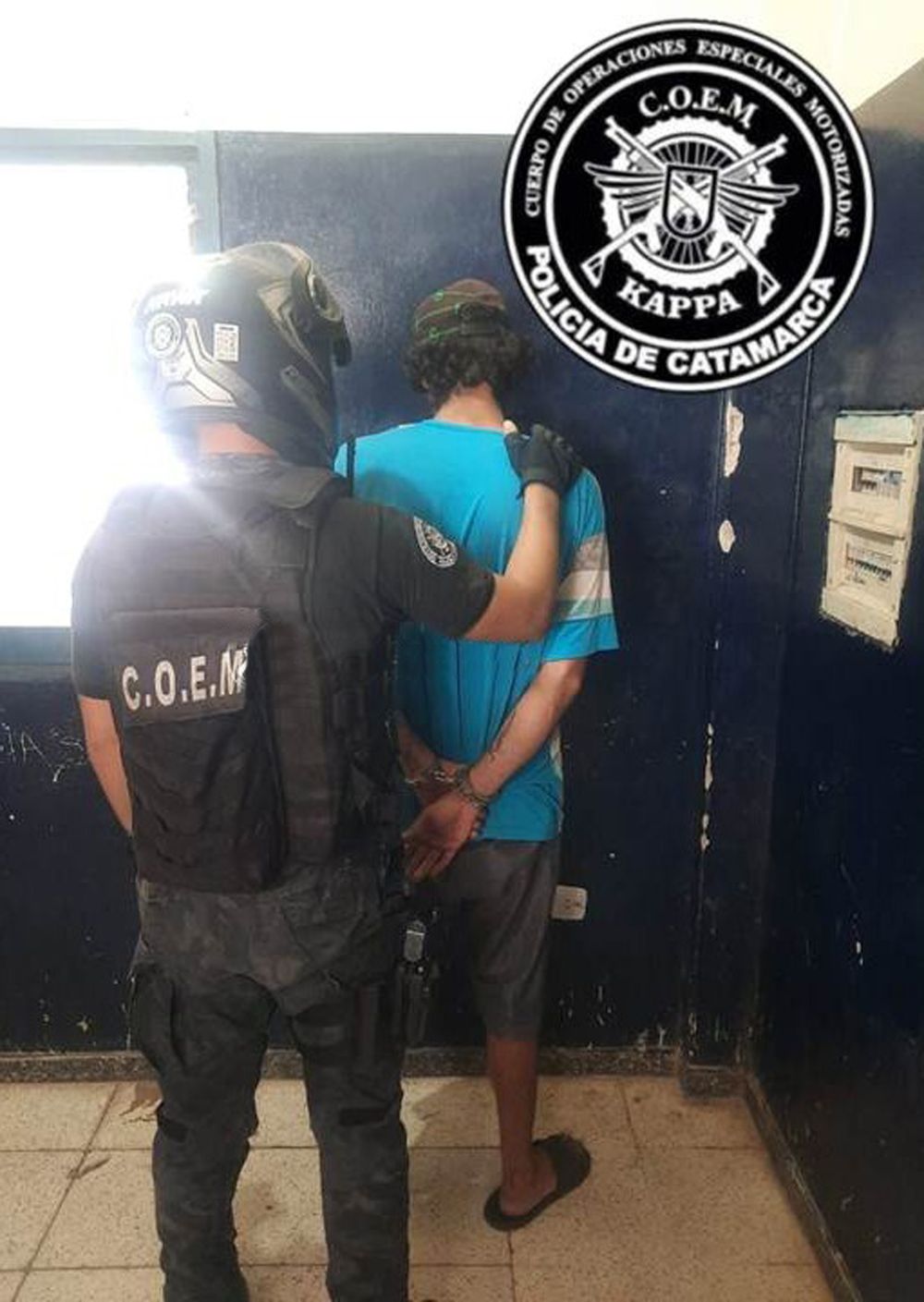 Arrestado. Pedido de captura.