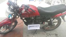Secuestraron moto de dudosa procedencia