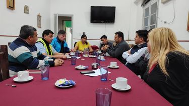 La previa. Reunión de autoridades de seguridad y otros organismos.