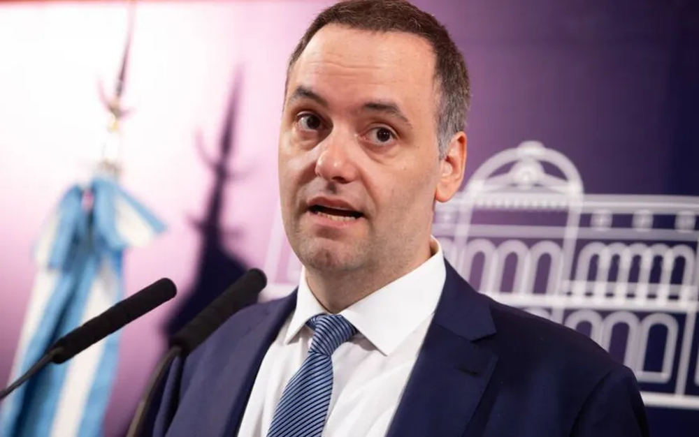 Manuel Adorni, vocero presidencial.&nbsp;