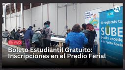Boleto Estudiantil Gratuito: Inscripciones en el Predio Ferial