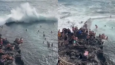 video: cuatro personas murieron tras ser arrastradas por una ola gigante en islas canarias