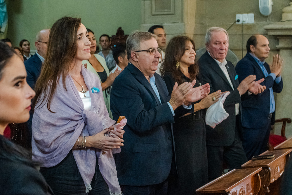 Victoria Villarruel estuvo el sábado en la provincia.&nbsp;