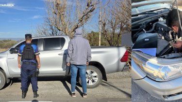 secuestraron un vehiculo gemelo en nueva coneta