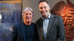 Marcelo Grandio y Manuel Adorni