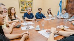 Reunión. El Gobernador recibió a los Legisladores provinciales.