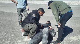 Un turista se accidentó en el Campo de Piedra Pómez Un turista se accidentó en el Campo de Piedra Pómez