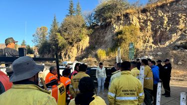 lograron contener el incendio forestal en las juntas
